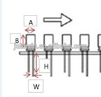 Automatic bulk capacitors cutting machines for Radial Components